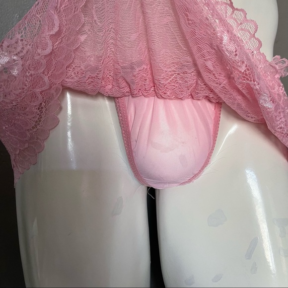 Men Sexy Lace Underwear Thong - Picture 2 of 6